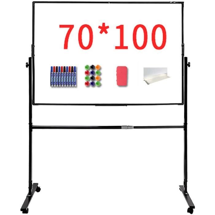 tableau blanc mobile pivotant magn�tique double face