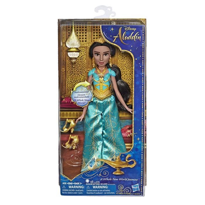Poupée Electronique Disney Aladdin - Princesse Jasmine Musicale ...