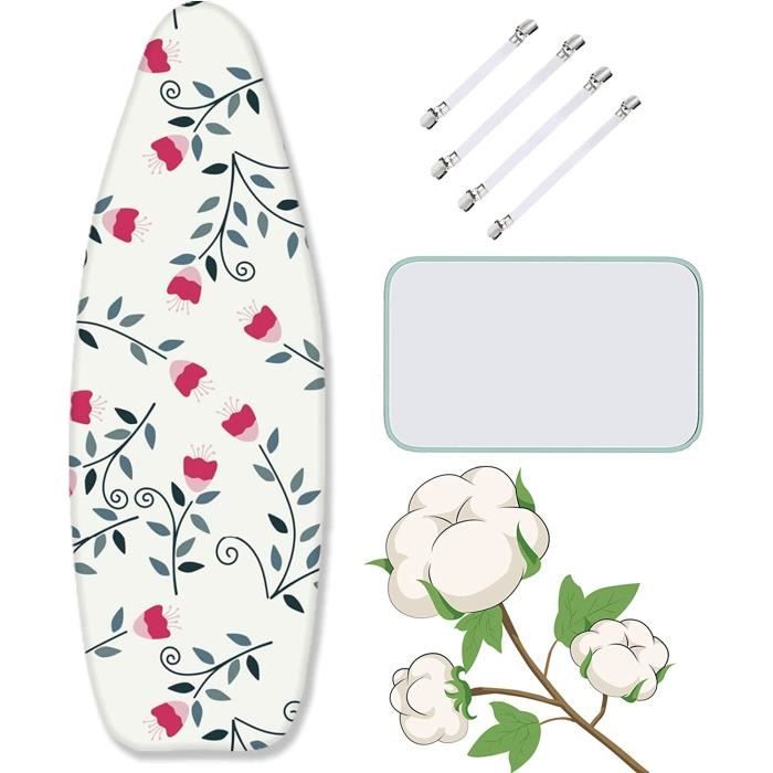 Housse De Table à Repasser Banane - Molleton Vert Pour Planches En D Ou Banane