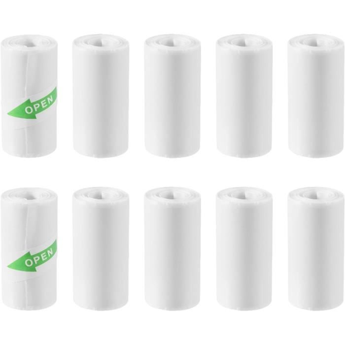 MICROSTAR.5 boite de 10 mini rouleaux L.100mm ROTA microfibres tissées