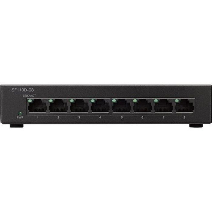 Switch Cisco Small Business SF110D-08 - 8 ports et