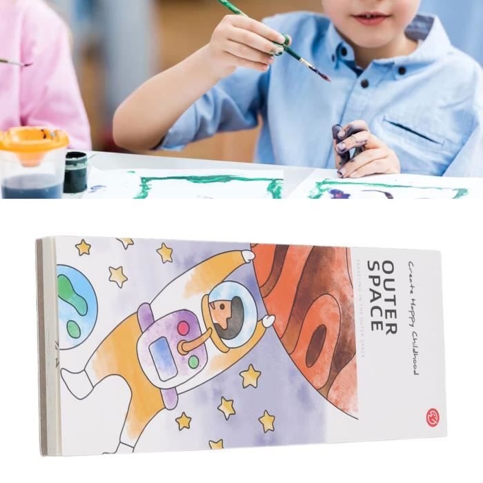 LEADSTAR Livre De Coloriage Aquarelle Dinosaures – 20 Pages, 7 Peintures + 2 Pinceaux – Dès 3 Ans – Format 28×21,2 Cm