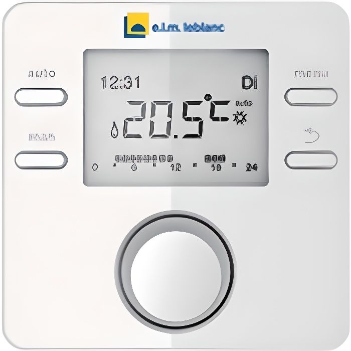 Thermostat programmable Elm leblanc avec sonde extérieure Blanc — free download