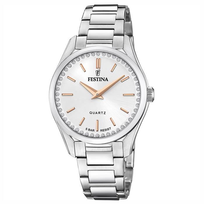 Bracelet acier femme FESTINA Montre femme Festina acier oxydes