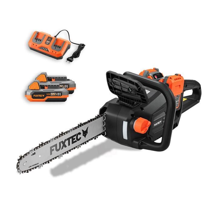 Lot De 2 Chaînes De Tronçonneuse 50 Cm - 1,5 Mm 0,325 76 Maillons - Compatible Fuxtec FX-KS262