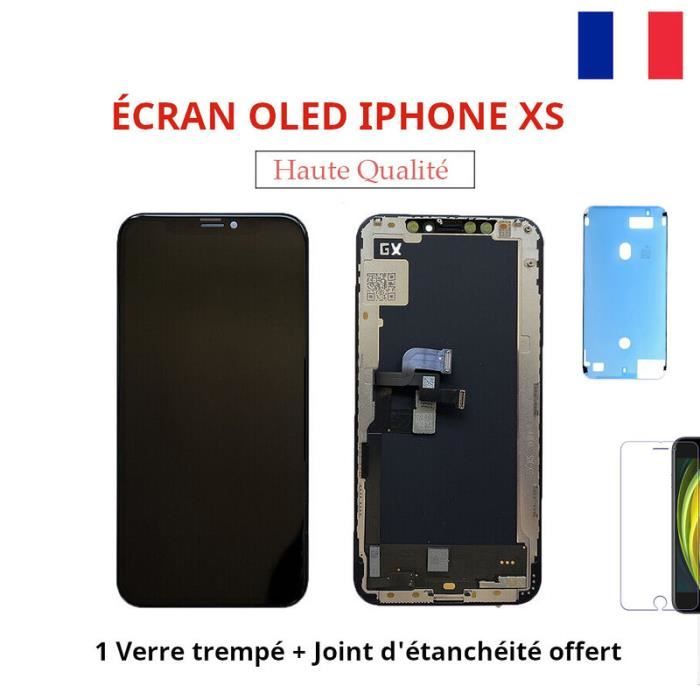 ECRAN OLED VITRE TACTILE SUR CHASSIS IPHONE XS INCELL - Cdiscount