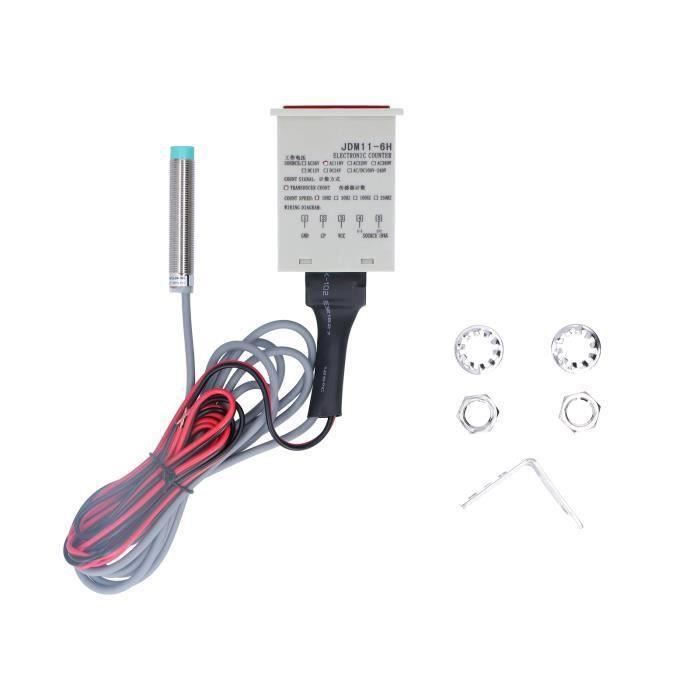 LOOK-EJlife Passive Contact Counter Digital Electronic Counter 3 ...