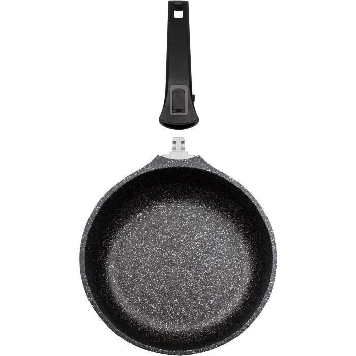 Wok fonte d'aluminium GSW EASY CLICK 28 cm Induction