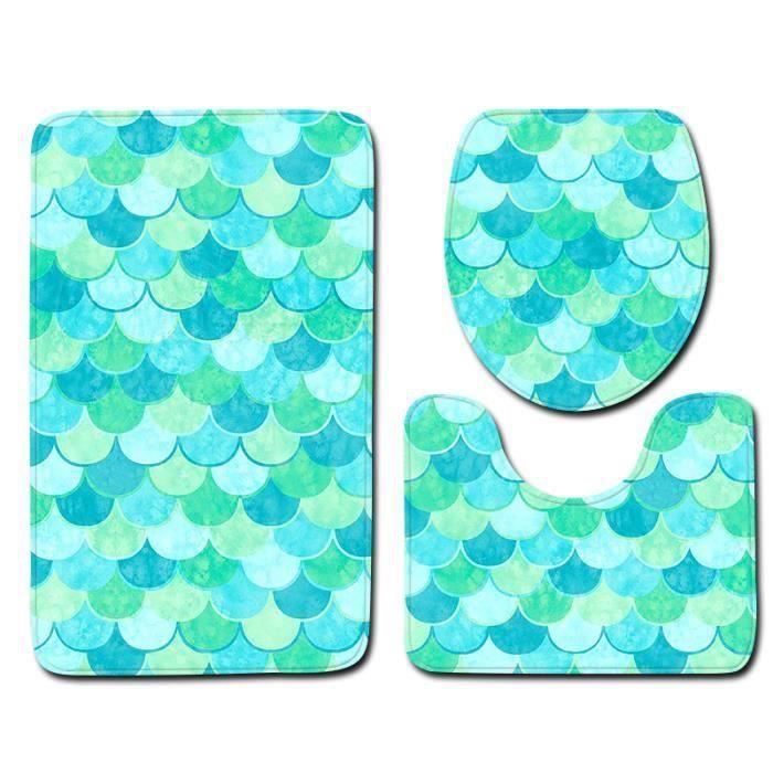Kit D'accrochage Tapis Heritage Bleu Sirène Par MCG Textiles - Neuf