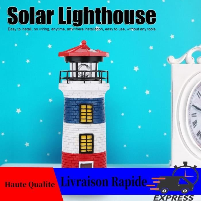 Phare Solaire Avec Balise Rotative Phare À Énergie Solaire Phare Solaire À Économie D'Énergie