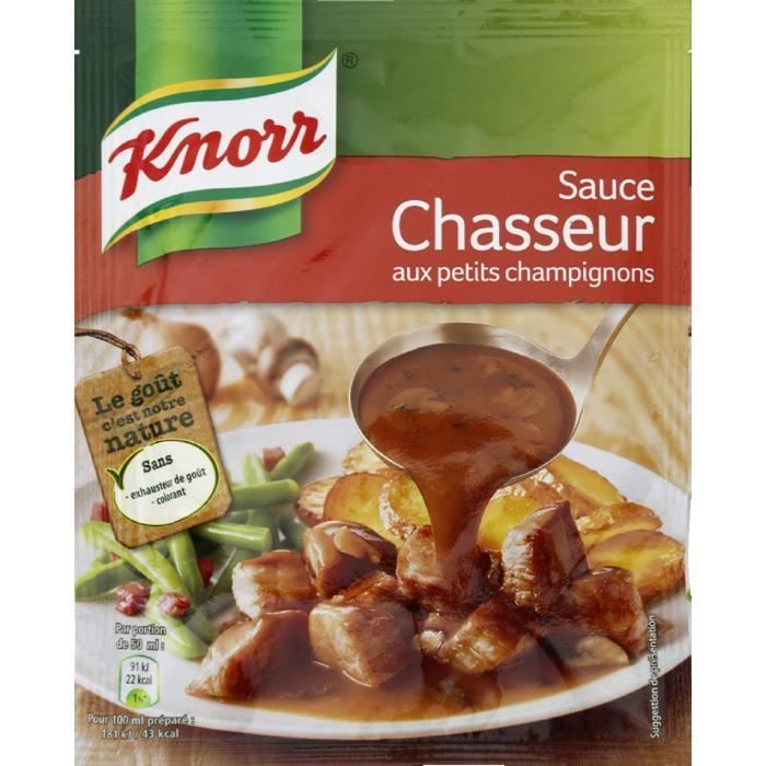 Knorr Sauce chasseur 23g Cdiscount Au quotidien