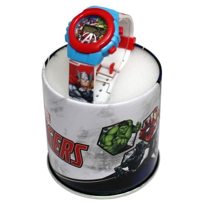Montre Enfant Marvel Spiderman | Cadran Apprentissage Heure | Sangle Toile Velcro - Quartz | Garantie 1 An