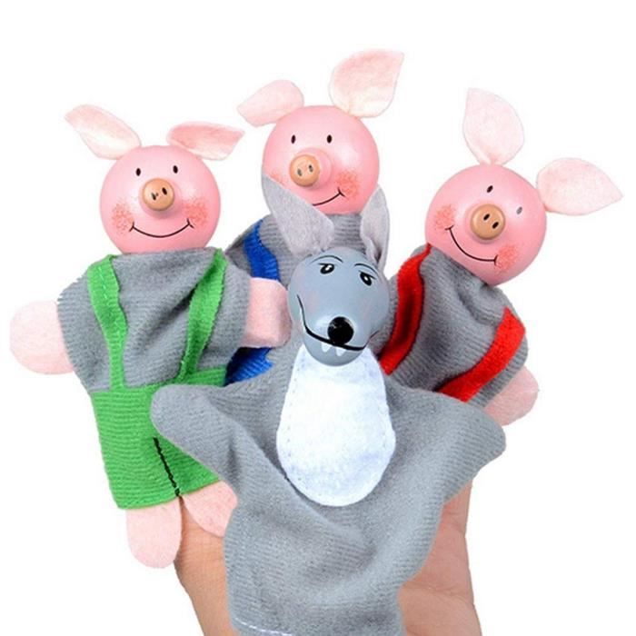 12 Marionnettes à Doigts Animaux | Peluche Douce | Jouet Éducatif | Cadeau Enfant
