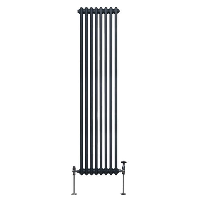 Radiateur - MONSTERSHOP - 1800 x 382mm - Acier au carbone - 4239 BTU - Vertical Anthracite