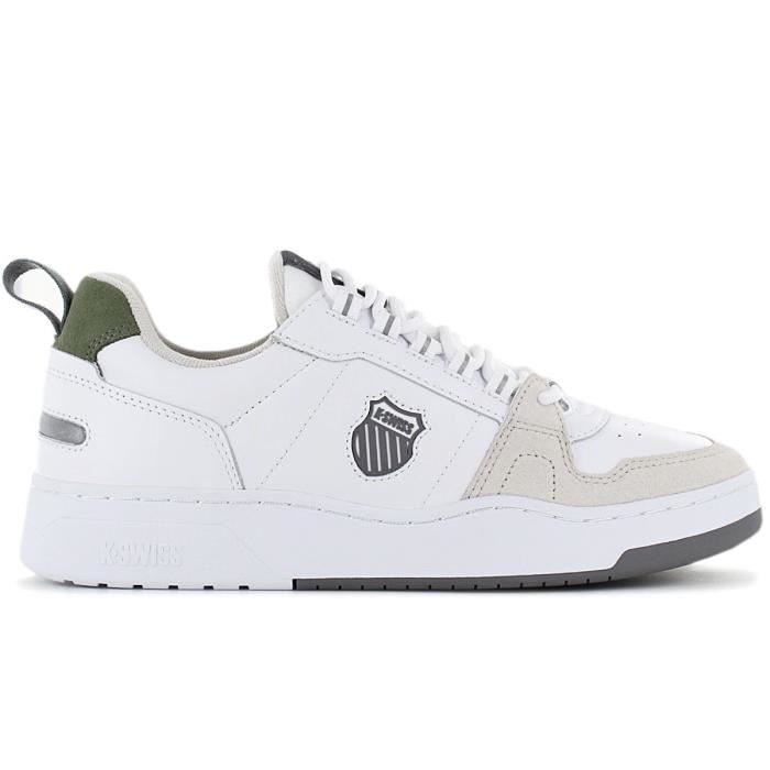 K-SWISS K-Swiss Cannonshield LTH Leather - Hommes Sneakers Baskets Chaussures Cuir Blanc 07937-962-M