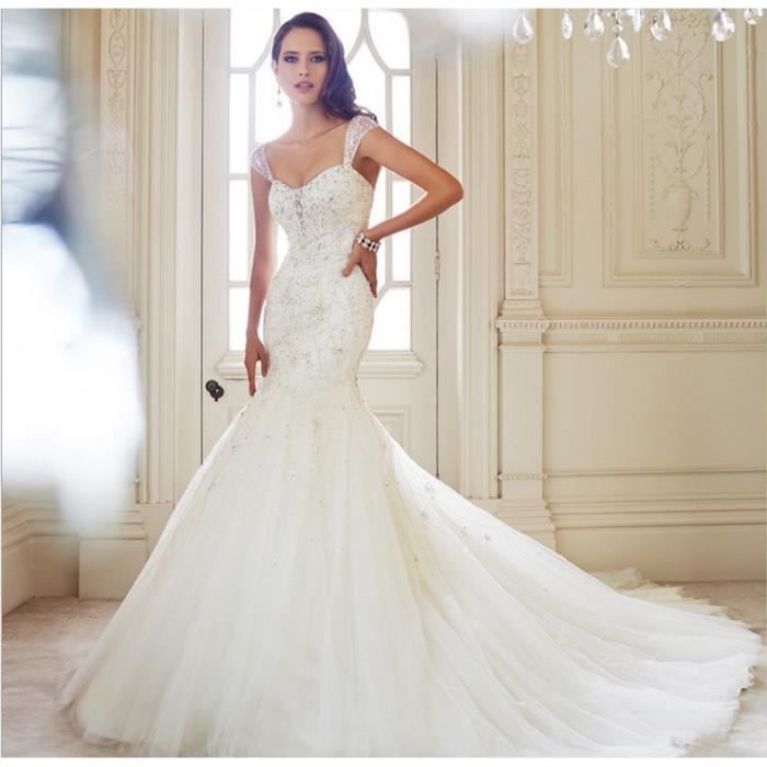 robe sirene blanche