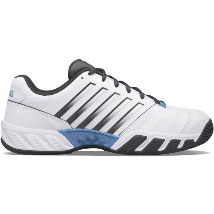 K-SWISS Baskets - K-SWISS - Bigshot Light 4 - Homme - Blanc - Synthétique - Lacets - Plat