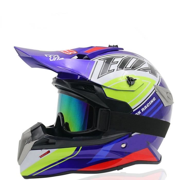 Casque Moto Cross Enfant Gmuret - Casque Motocross Complet Avec Gants + Lunettes + Masque - Protection Tout-terrain Pour Adulte/enfant Casque Moto Enfant