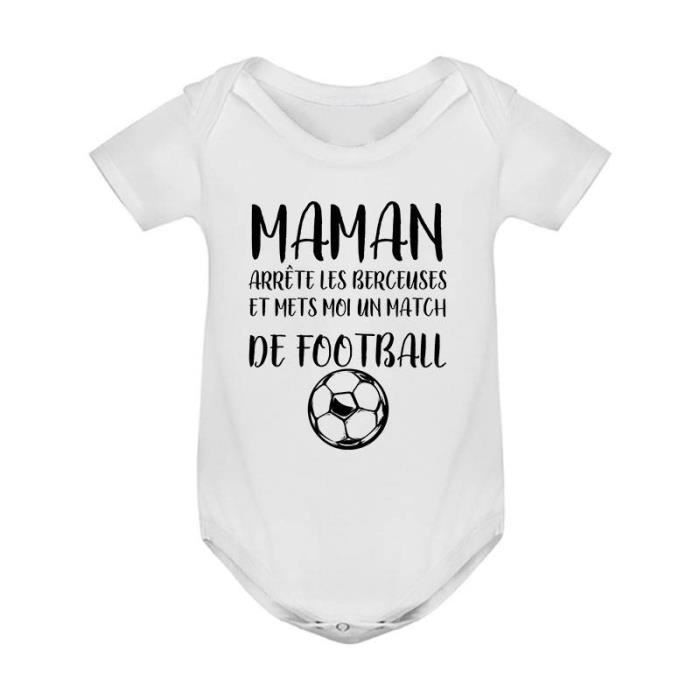 Body Coton Bebe Sous Vetement Enfant Mets Moi Un Match De Football Blanc Cdiscount Pret A Porter Body Coton Bebe Sous Vetement Enfant Mets Moi Un Match De Football Blanc Cdiscount Pret A Porter