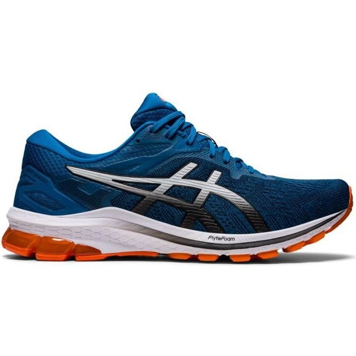 Chaussures de running - ASICS - Gt-1000 - Homme - Bleu/noir - Running - Régulier