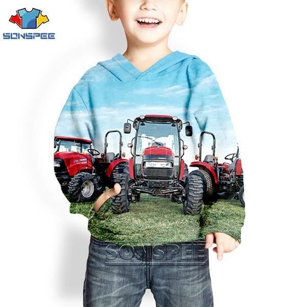 Sweatshirt Homme Nouveau Enfant Mode Sweat A Capuche Tracteur 3d Imprimer Harajuku Enfants Pull A Capuche Gar On Bebe Decontracte 4 Cdiscount Pret A Porter