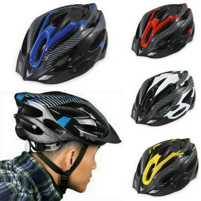 Casque Vélo Adulte Léger Et Aéré - Pour VTT, Ville, Trottinette Et Vélo Électrique, Taille Unique 58-62 Cm