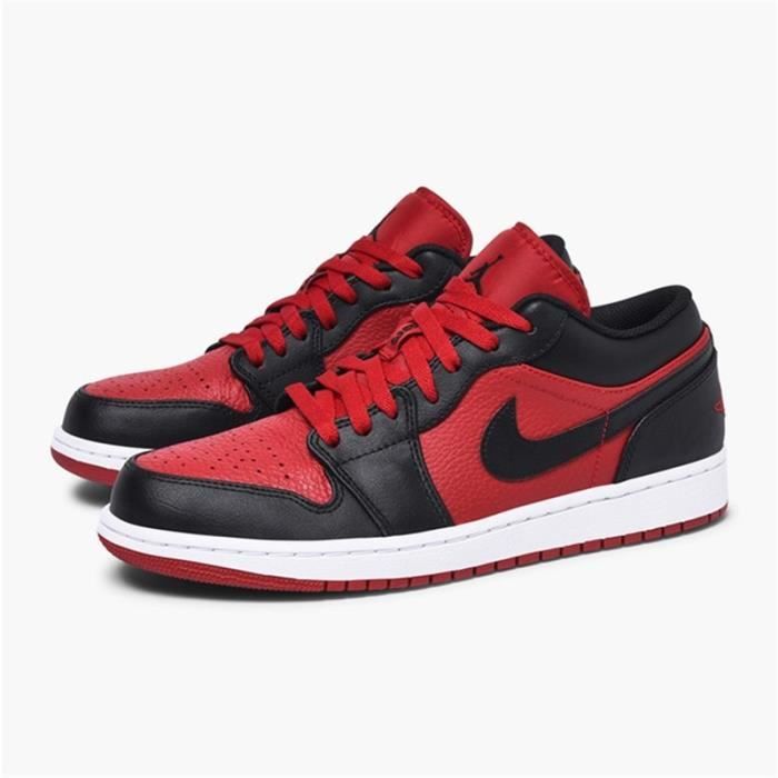 jordan basse noir et rouge