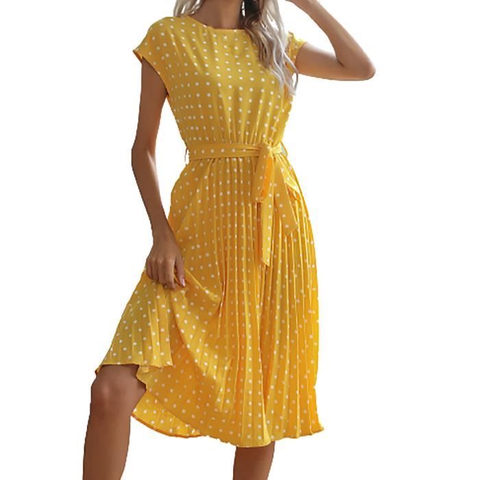 robe ete jaune