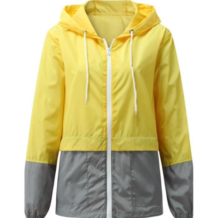 Manteau femme hiver,manteau femme,Manteau de sport d?�contract?� ?� fermeture ?�clair ?� capuche pour 