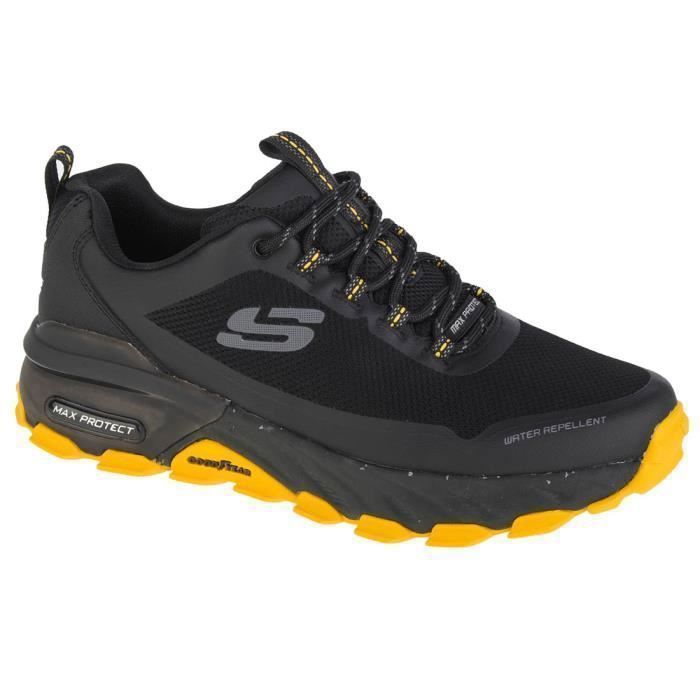Skechers Sneakers Homme Skechers Max Protect-Liberated 237301-BKYL - Noir - Lacets