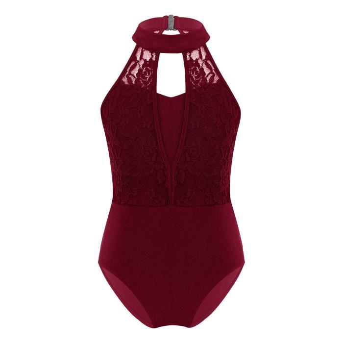 Justaucorps Gymnastique Femme Vxuxlje - Sans Manches, Strass Brillant - Pour Danse, Ballet, Patinage