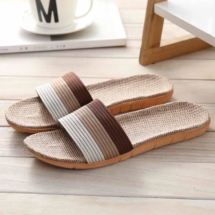 Sandales Pantoufles Maison Femme/ Homme - Antidérapantes, Confortables, Pour Piscine Ou Intérieur