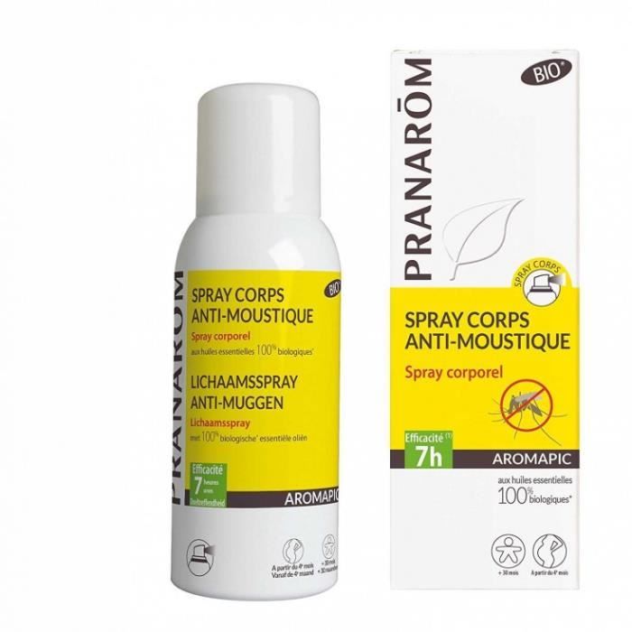 Pranarom Spray Corps Anti-moustique 75ml - Cdiscount Santé - Mieux