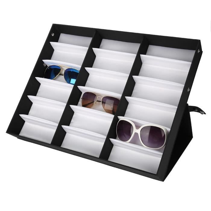 Boîte De Rangement En Aluminium Pour Lunettes - Étui Compact - Neuf