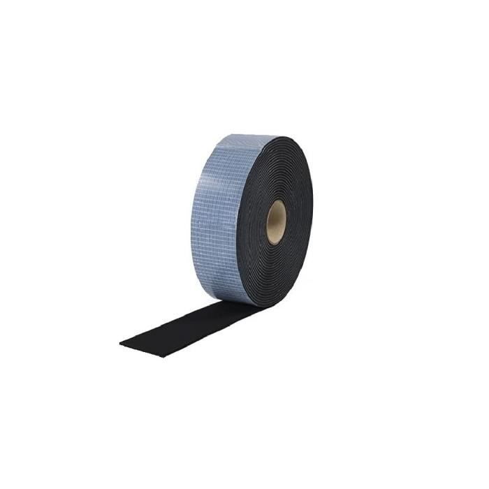 Ruban Mousse Isolation 40mm X 10mm épais - 2 Mètres, Jaune Et Noir, Neuf