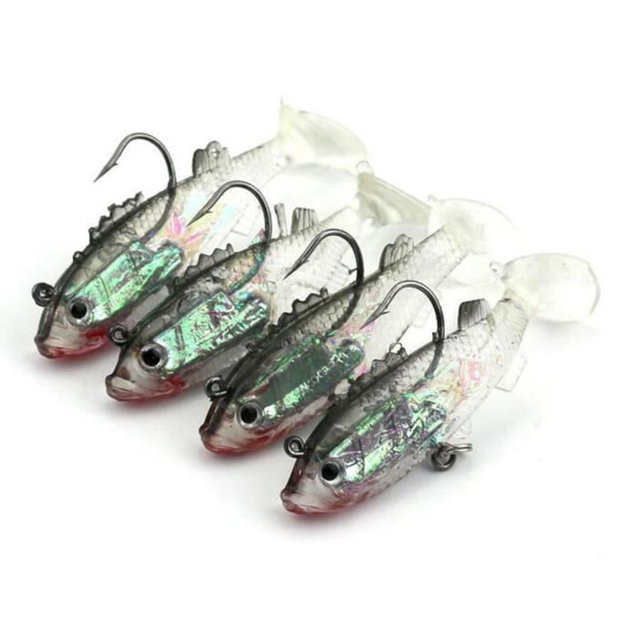 5 Appâts Crabes Souples Réalistes - Leurres PVC Pour Pêche Aux Leurres, Accessoires Pêche