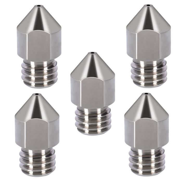 Buses échange Rapide Titane Pour Imprimante 3D K2 PLUS - 0,4 Mm, Acier CrZrCu - Lot De 2 - 5