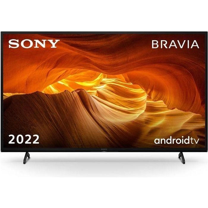 Sony Bravia TV - KD-43X72K: 43 Pouces, TV 4K Ultra HD, LCD, HDR, Smart TV - Modèle 2022 Noir