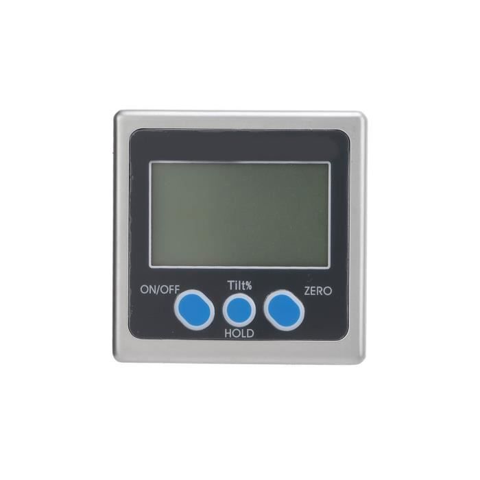 Treki Règle D'angle Détecteur d'Angle Numérique 0-360° Rapporteur d