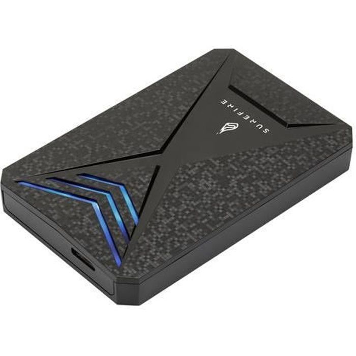 HDD – SUREFIRE – 2 To – USB 3.2 – Noir – Gaming