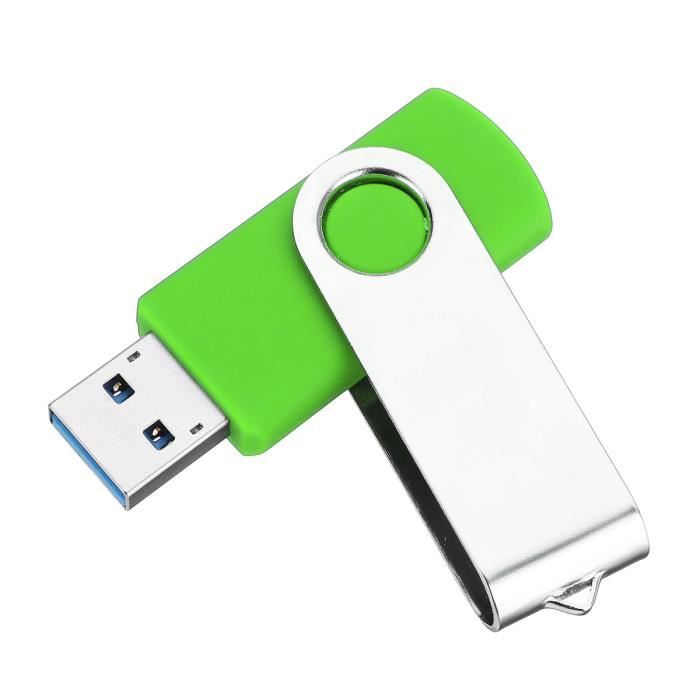 Elevavie Clé USB 256 GO USB Flash Drive Mémoire Stick Imperméable avec Anneau Porte-Clés Argent 256gb 256-gb 