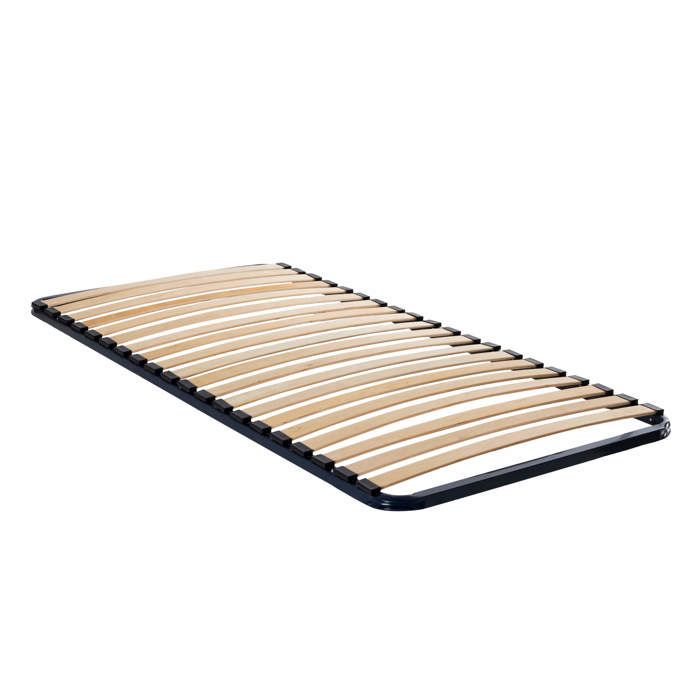 Cadre à lattes en métal hauteur 4 cm CONFORT 110x200 - Bleu marine - Garantie 5 ans - Terre de Nuit Cadre à lattes en métal hauteur 4 cm CONFORT 110x200 - Bleu marine - Garantie 5 ans - Terre de Nuit