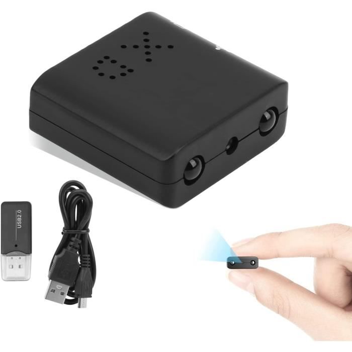 Mini Caméra Espion WiFi 1080P - Vision Nocturne IR, Détection De Mouvement - Pour Intérieur/Extérieur, Nanny Cam