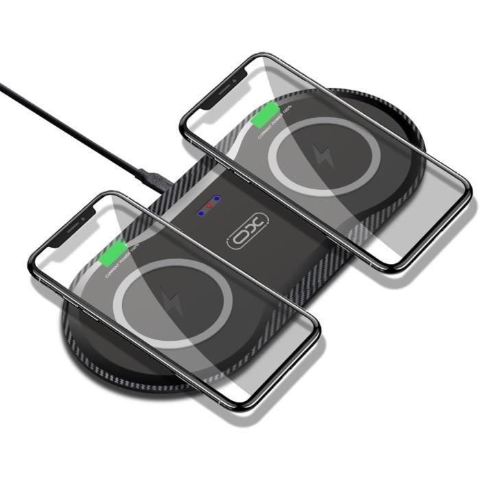 Chargeur Sans Fil 20W Universel - Technologie Qi, Fin (0.6 Cm), Avec Contrôle Température Et LED - 13