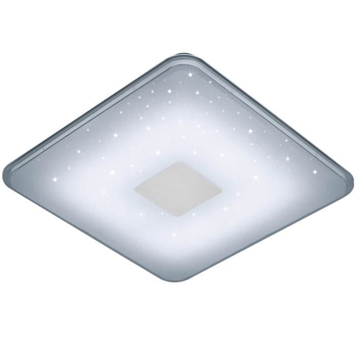 LUXE DEL Plafonnier Lampe de travail chambre éclairage Variateur Verre Cristal Lampe