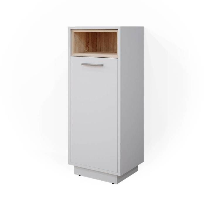 Armoire Miroir Beatrice Vicco - Meuble Salle De Bain Blanc 80x20x72 Cm - Aggloméré MDF