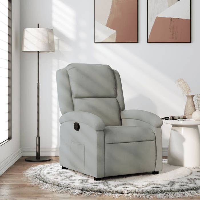 vidaXL Fauteuil Inclinable Chaise de Relaxation avec Dossier et Repose-Pied