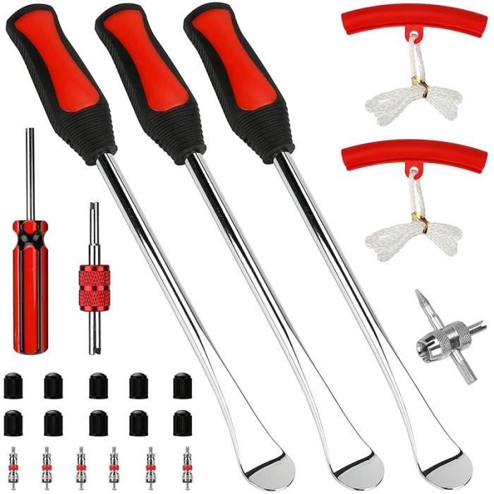 vélo voiture Lot de 3 démonte-pneus 2 protecteurs de jante pour moto