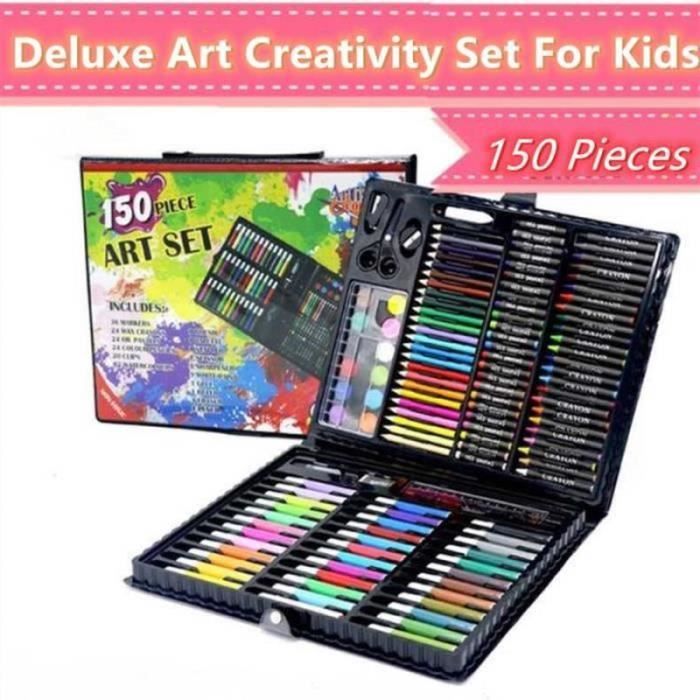Deluxe Art créativité Set enfants KIDS Crayons Peinture Dessin Kit ensembles 