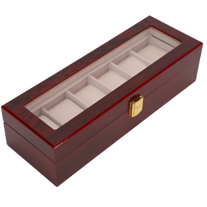 Coffret Montre Cadeau Étui Rangement Montres Oirlv 2 Fentes - Cuir